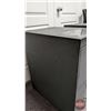 Image 2 : FIXTURE : Grey 2 Drawer Filing Cabinet