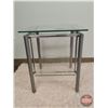 Image 2 : FIXTURE : Glass Top 2 Tier End Table