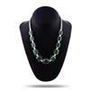 Image 3 : 99.00 ctw Emerald and 2.92 ctw Diamond Platinum Necklace