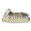 Image 4 : Rolex Mens 2 Tone Champagne Index Diamond And Sapphire Bezel Datejust Wristwatch