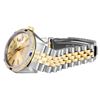 Image 6 : Rolex Mens 2 Tone Champagne Index Diamond And Sapphire Bezel Datejust Wristwatch