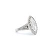 Image 3 : Platinum Marquise Motif Ring