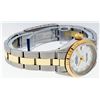 Image 3 : Rolex Ladies Two Tone White Roman Fluted Bezel Wristwatch 26MM