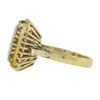 Image 3 : Vintage 18k Gold Emerald Cut Prong Citrine Wire Open Work Basket Cocktail Ring
