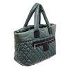 Image 2 : Chanel Blue Quilted Nylon Cocoon Front Zipped Tote Bag
