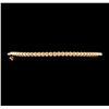 Image 3 : 0.54 ctw Diamond Bangle Bracelet - 14KT Rose Gold