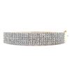 Image 1 : 14KT Yellow Gold 3.50 ctw Diamond Bangle Bracelet