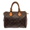 Image 1 : Louis Vuitton Brown Monogram Canvas Speedy 25 Satchel Bag