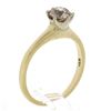 Image 6 : Antique 14k TT Gold .80 ctw GIA Old Cut Pinkish Brown Diamond Engagement Ring