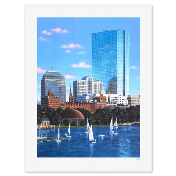 Sailboat Harbor, Boston by Kondakova, Liudmila