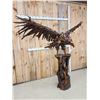 Image 2 : Spectacular Hand Carved Driftwood Eagle Sculpture