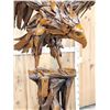 Image 3 : Spectacular Hand Carved Driftwood Eagle Sculpture