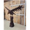 Image 4 : Spectacular Hand Carved Driftwood Eagle Sculpture