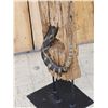 Image 8 : Giant Reproduction Diamondback Rattlesnake Taxidermy