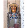 Image 2 : Hand Carved Wooden Cigar Store Indian