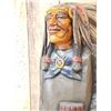 Image 4 : Hand Carved Wooden Cigar Store Indian