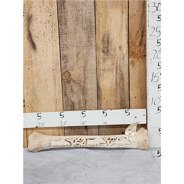 Hand Carved African Giraffe Leg Bone