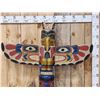 Image 2 : Large Hand Carved Wooden Totem Pole