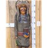 Image 3 : Hand Carved Wooden Cigar Store Indian