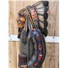 Image 9 : Hand Carved Wooden Cigar Store Indian
