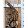 Image 11 : Native American Hand Carved Driftwood Sculpture Wooden Indian