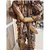 Image 14 : Native American Hand Carved Driftwood Sculpture Wooden Indian