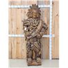 Image 1 : Native American Hand Carved Driftwood Sculpture Wooden Indian