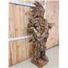 Image 6 : Native American Hand Carved Driftwood Sculpture Wooden Indian