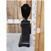 Image 4 : European Carrion Crow On An Antique Mantle Clock Full Body Bird Taxidermy