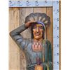 Image 2 : Hand Carved Wooden Cigar Store Indian