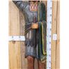 Image 3 : Hand Carved Wooden Cigar Store Indian