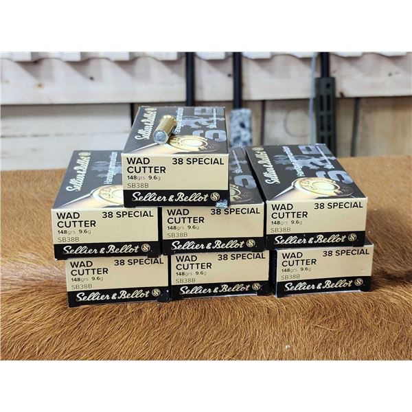 350 Rounds Of. 38 Spl Wad Cutter Ammunition