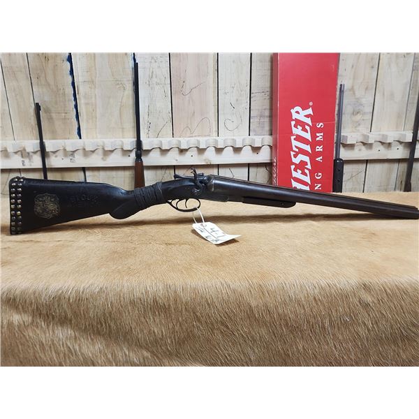 Antique W Richards Double Barrel 12ga