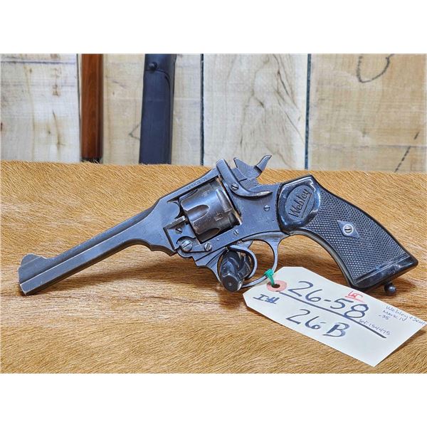 Webley & Scott Mark IV .38 Revolver