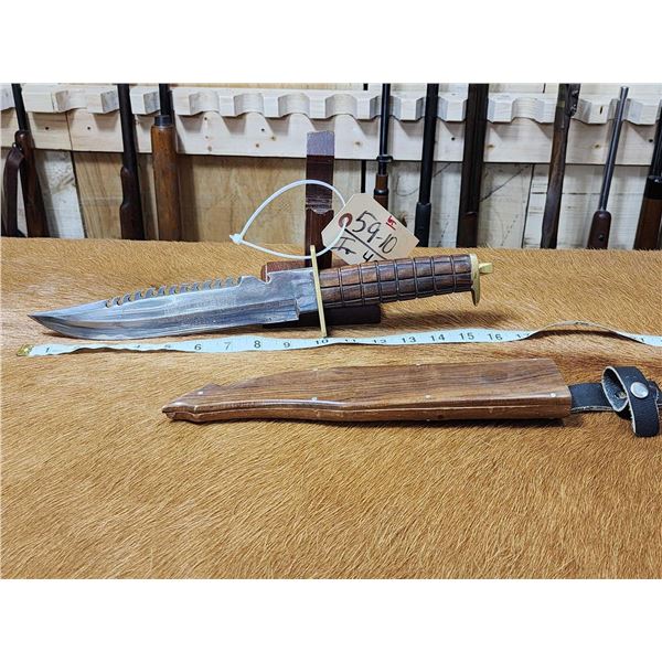 Hand Made USMC Presentation Bowie Knife