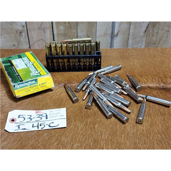 42 Rounds Of .338 Win Mag Ammunition