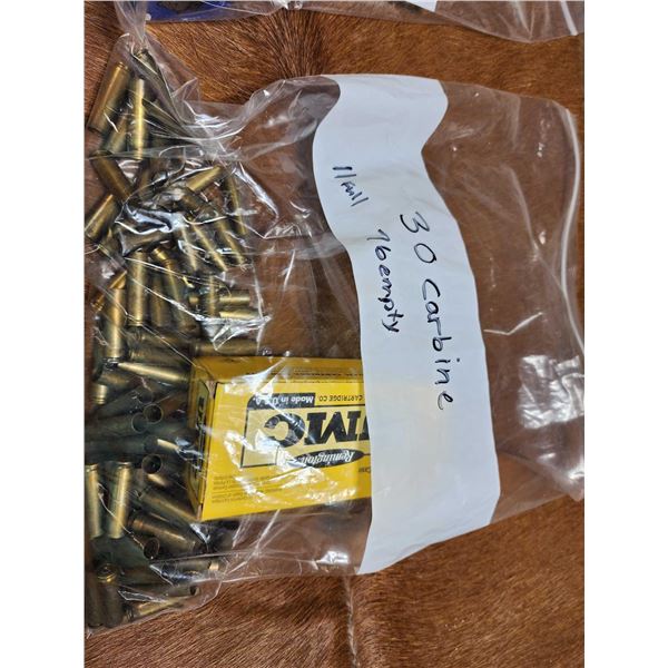 Mixed Ammunition & Once Fired Brass Lot