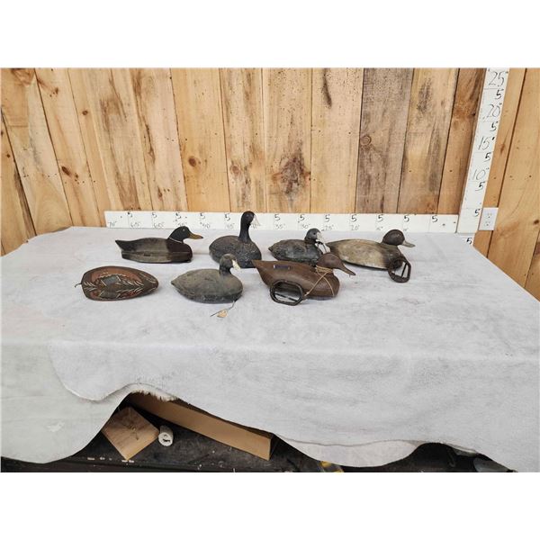 Group Of Vintage Duck Decoys