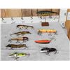 Image 1 : Collection Of 9 Muskie Fishing Lures