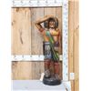 Image 1 : Hand Carved Wooden Cigar Store Indian