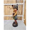 Image 6 : Hand Carved Wooden Cigar Store Indian