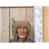 Image 1 : Hand Carved Wooden Cigar Store Indian
