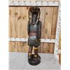 Image 5 : Hand Carved Wooden Cigar Store Indian