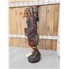 Image 6 : Hand Carved Wooden Cigar Store Indian