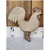 Image 2 : Rare Hummer E184 Cast Iron Rooster Windmill Weight