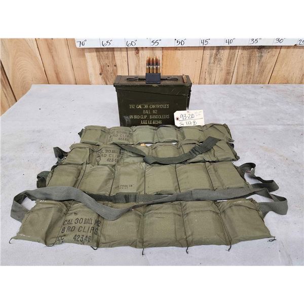 192 Rounds Of Military 30-06 Ammunition