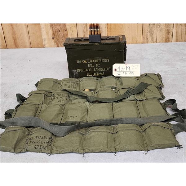 192 Rounds Of Military 30-06 Ammunition