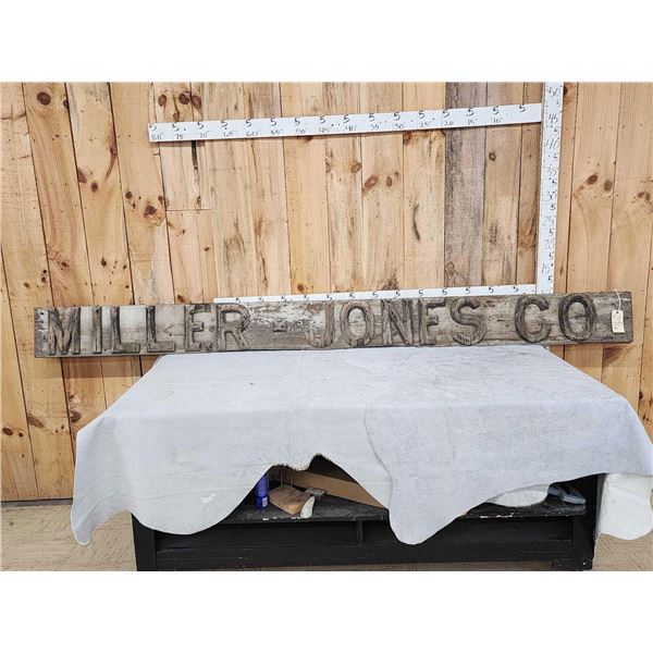 Vintage Miller-Jones General Store Advertising Sign