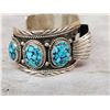 Image 2 : Native American Style Sterling Silver Watch Holder Bracelet Cuff
