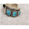 Image 4 : Native American Style Sterling Silver Watch Holder Bracelet Cuff